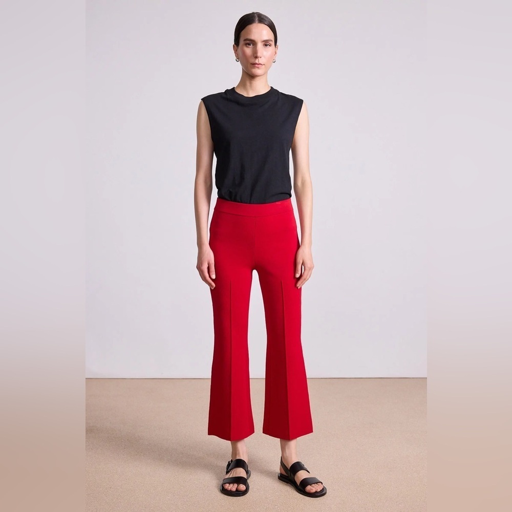 NWT APIECE APART Rene Pull on pant in Deep Red Size Medium
